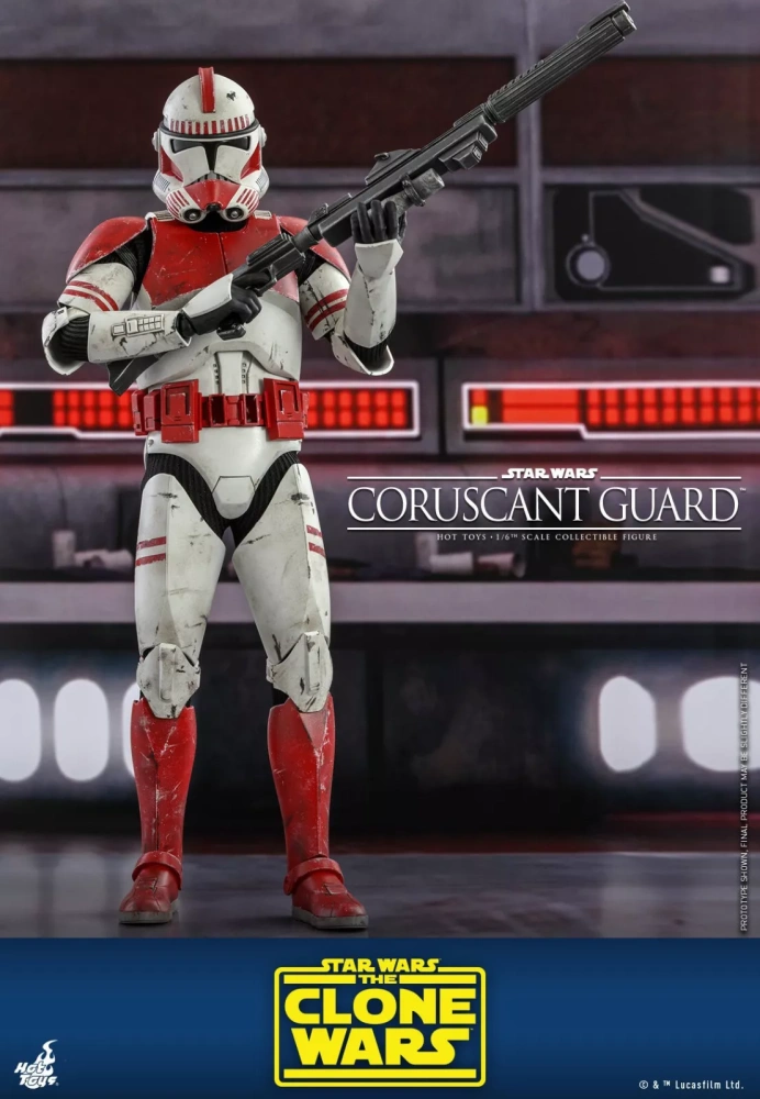 【IN-STOCK】Hot Toys TMS025  Star Wars - The Clone Wars Coruscant Guard 1/6
