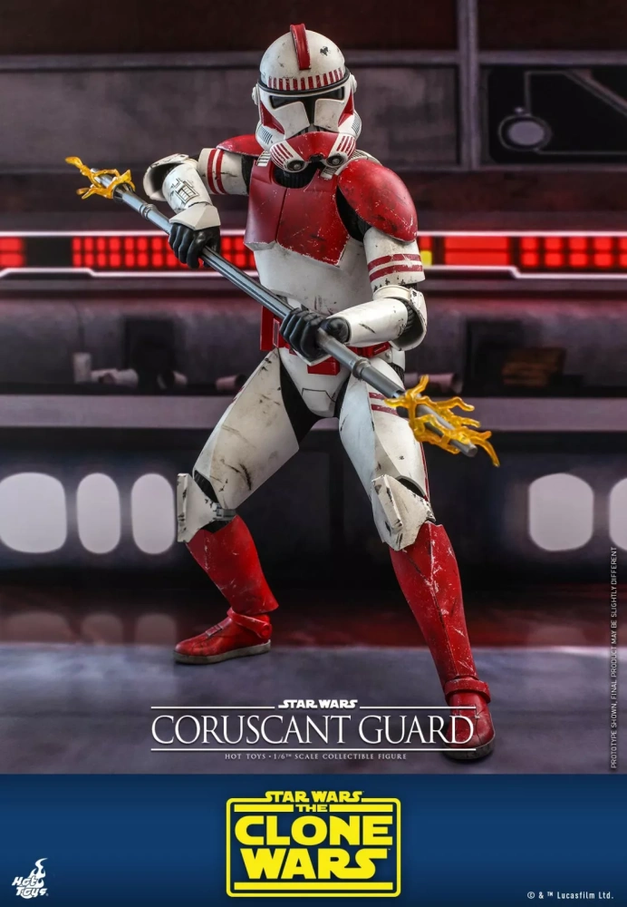 【IN-STOCK】Hot Toys TMS025  Star Wars - The Clone Wars Coruscant Guard 1/6