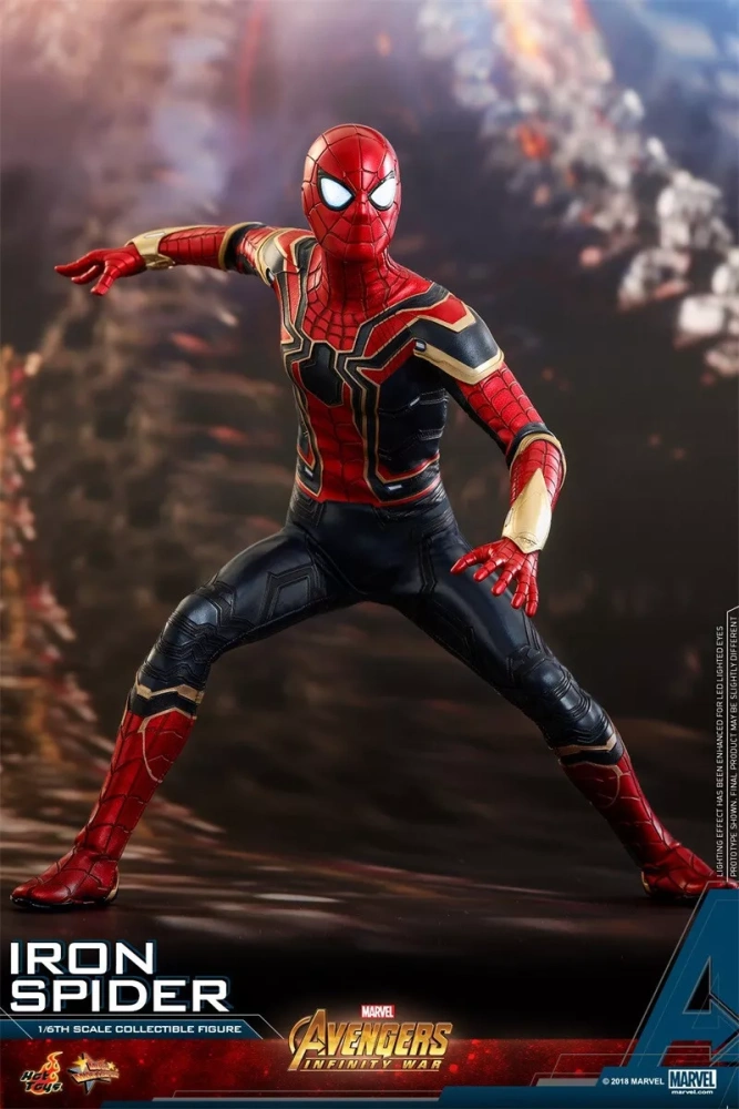IN-STOCK  Hot Toys STUDIO MARVEL Spider Man MMS482 Avengers Infinity War Iron Spider Peter Parker Tom 1/6