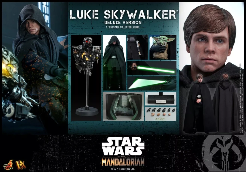 【IN-STOCK】Hot Toys DX23B  Star Wars The Mandalorian Luke Skywalker Deluxe (Special Edition)