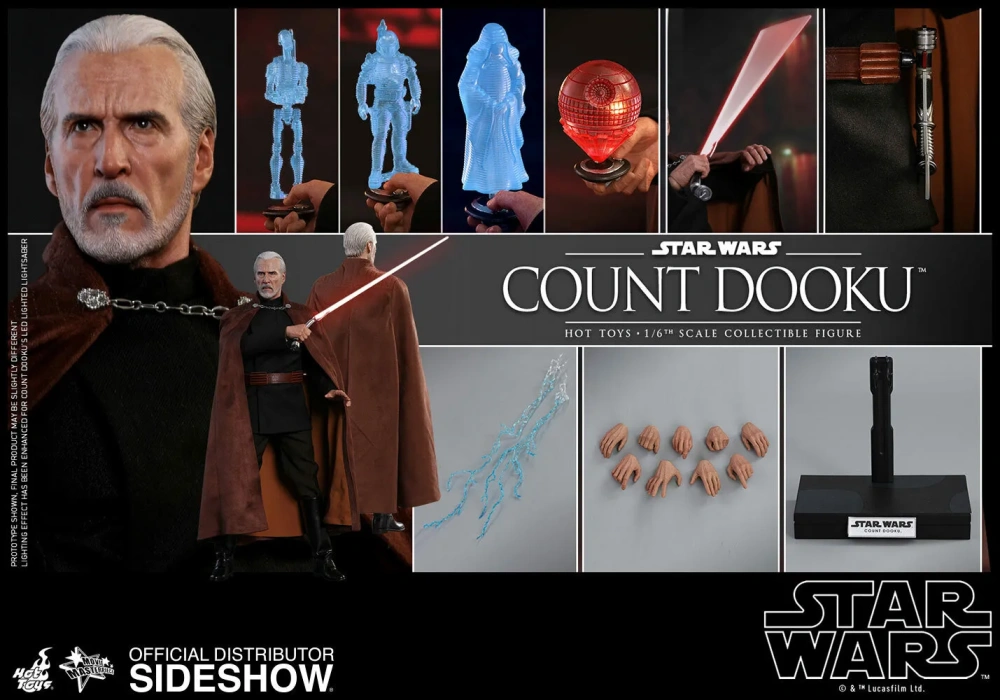 【IN-STOCK】Hot Toys MMS496 Star Wars Episode II Attack of the Clones Count Dooku 1/6