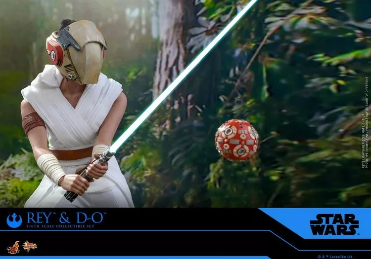 【IN-STOCK】Hot Toys MMS559 Star Wars The Rise of Skywalker Rey & D-O Set Daisy Ridley