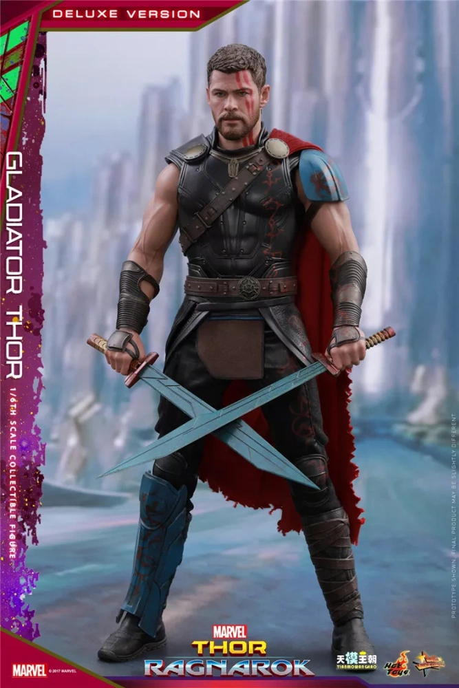 【IN-STOCK】Hot Toys MMS445 Ragnarok Gladiator Thor Chris Hemsworth 1/6 deluxe ver