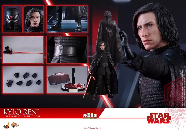 【IN-STOCK】Hot Toys  MMS438 Star Wars The Last Jedi Kylo Ren Adam Driver 1/6