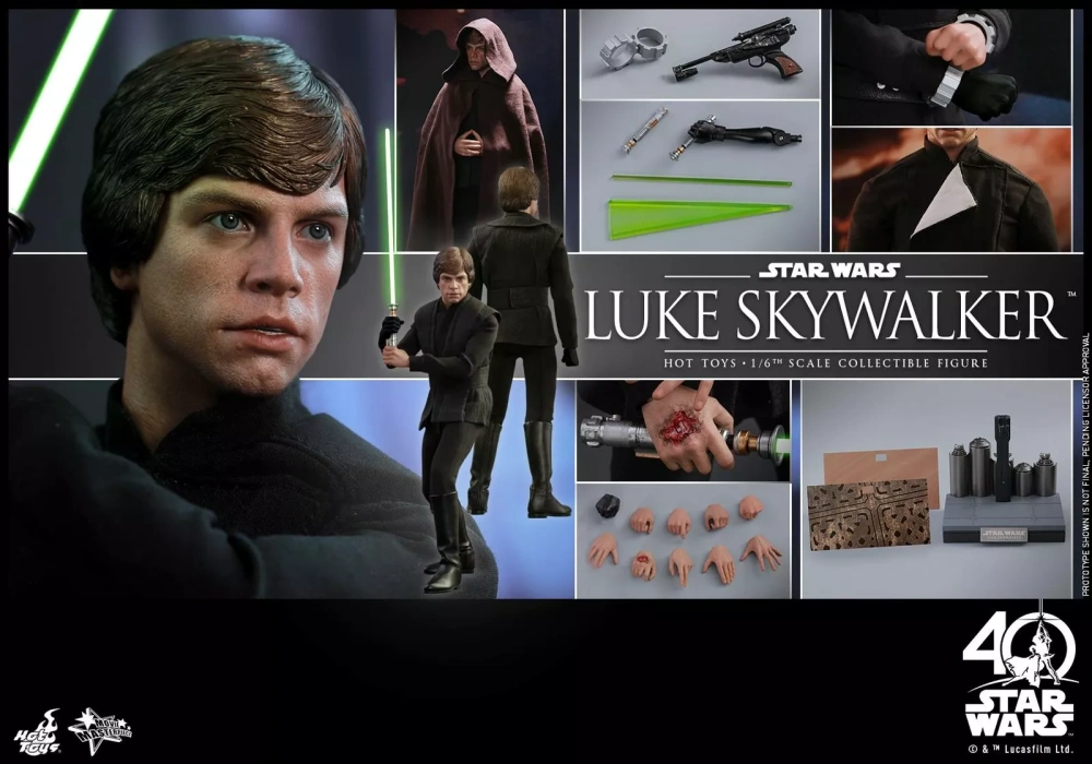 【IN-STOCK】Hot Toys MMS429 Star Wars VI Return of The Jedi Luke Skywalker Mark Hamill