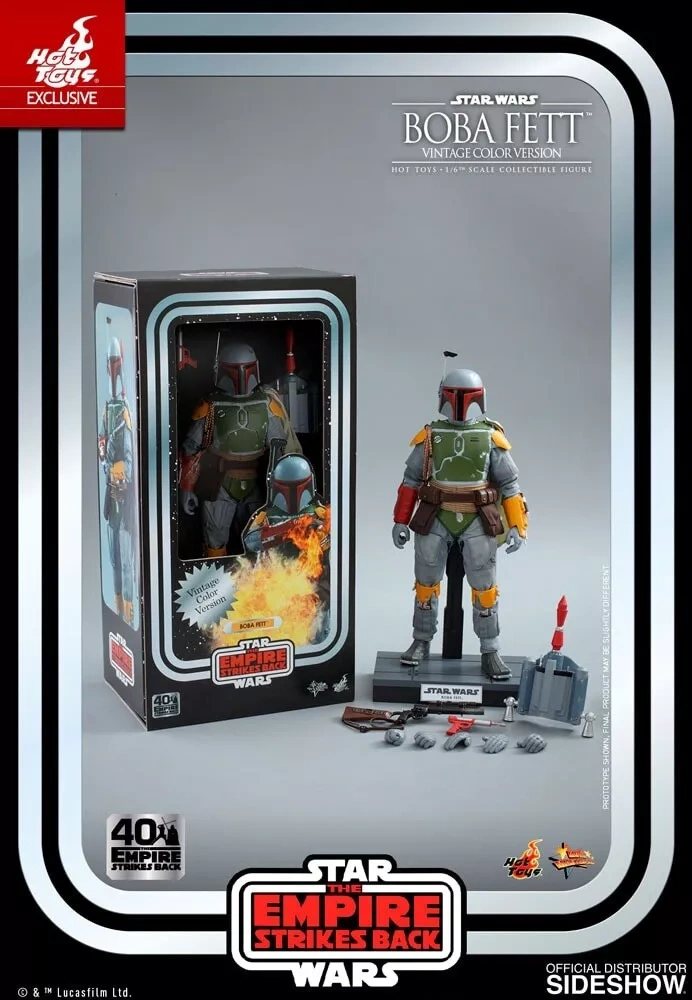 【IN-STOCK】Hot Toys Star Wars MMS571 Boba Fett ESB Vintage Colour 1/6