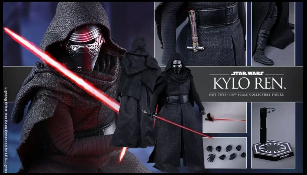 【IN-STOCK】Hot Toys MMS320 Star Wars Episode VII Force Awakens Kylo Ren Kyloren