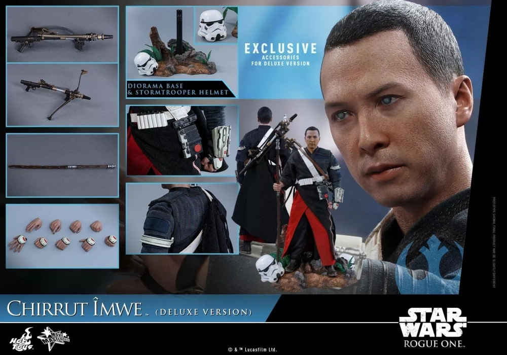 【IN-STOCK】Hot Toys MMS403 Rogue One A Star Wars Chirrut Îmwe Imwe Donnie Yen Deluxe