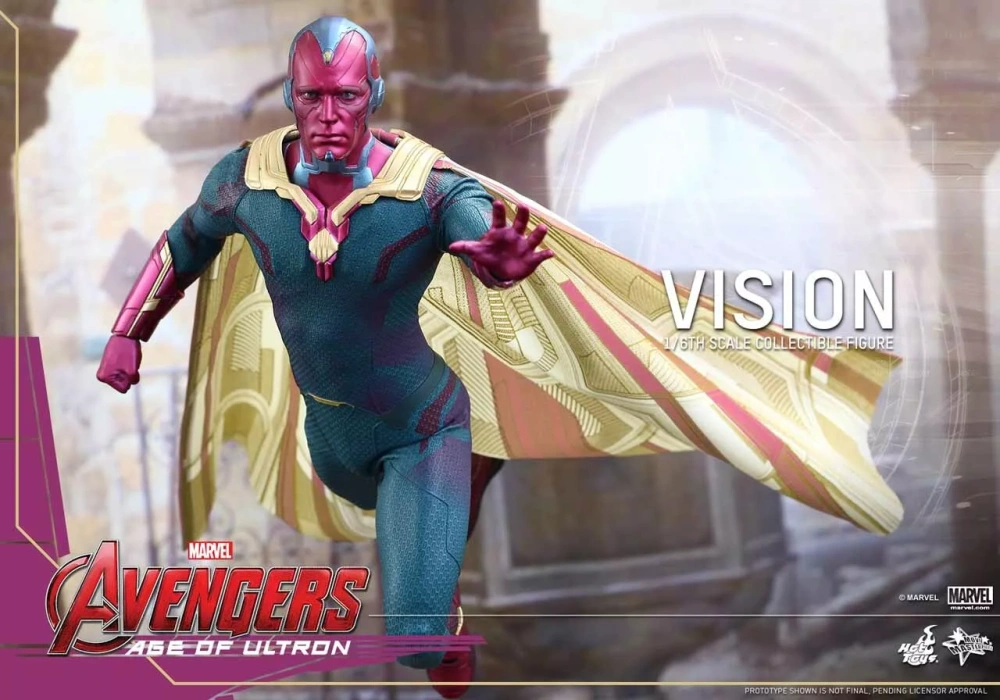 【IN-STOCK】Hot Toys MMS296 Avengers Age of Ultron AOU Vision Figure 1/6