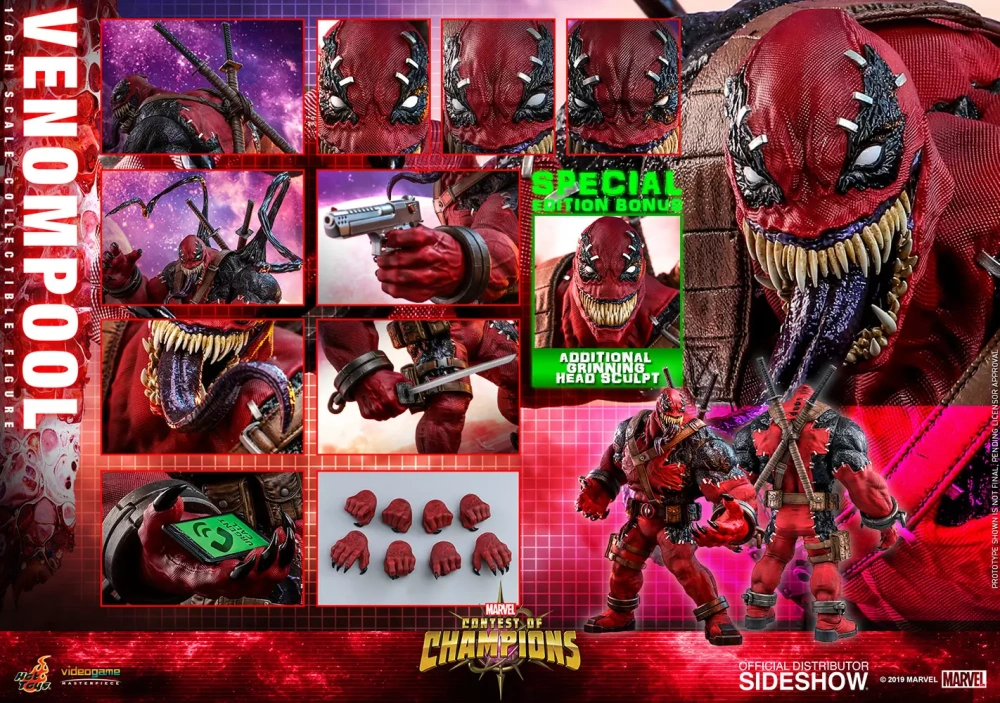 【IN-STOCK】Hot Toys VGM35 Marvel Contest of Champions Venompool 1/6 Exclusive ver