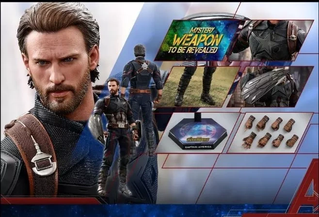 【IN-STOCK】Hot Toys MMS480 Avengers: Infinity War 1/6 Captain America Chris Evans