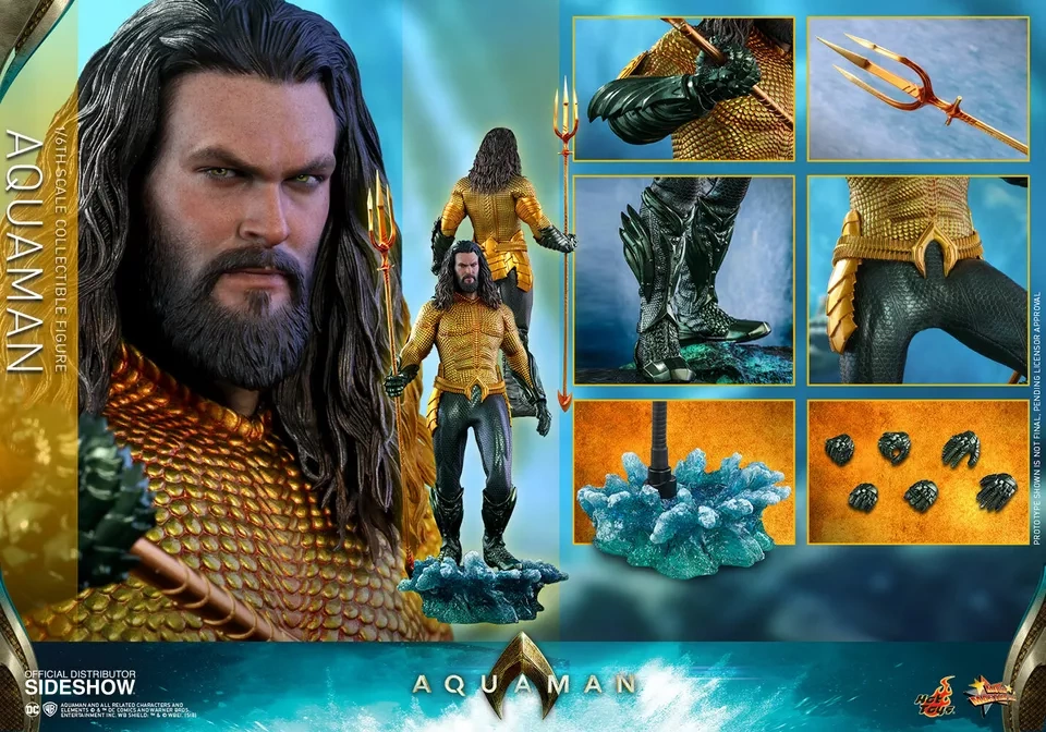 【IN-STOCK】Hot Toys MMS518 Aquaman 1/6 Arthur Curry Figure