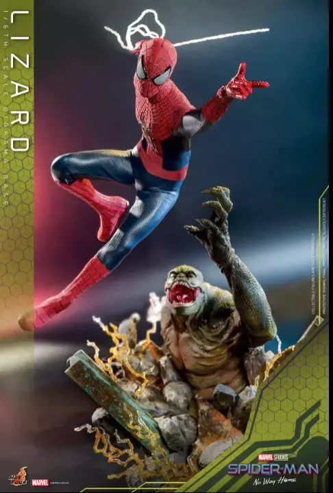 【IN-STOCK】Hot Toys MMS658 The Amazing Spiderman with ACS013 1/6 Lizard Diorama Base