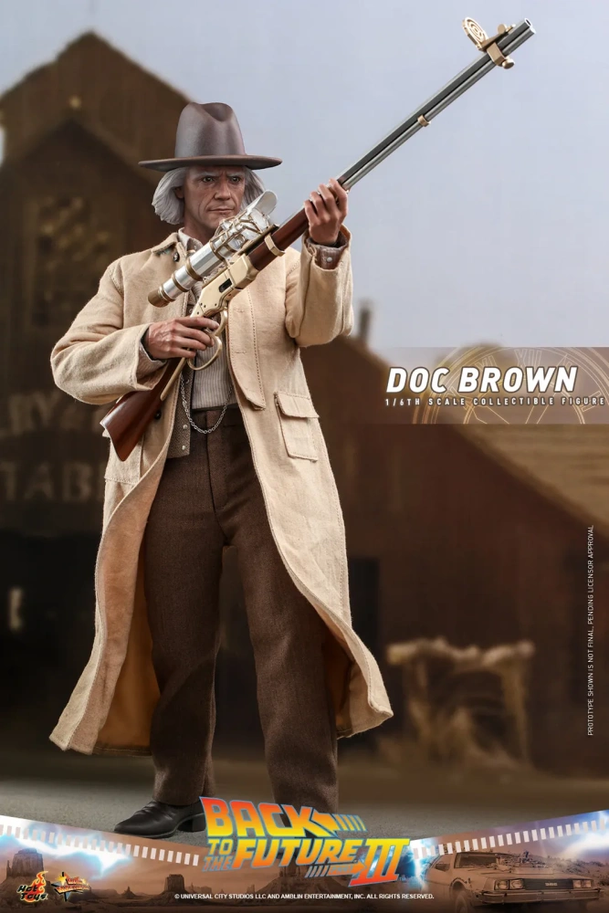 【IN-STOCK】Hot Toys MMS617 Back to the Future Part III 1/6 Doc Brown