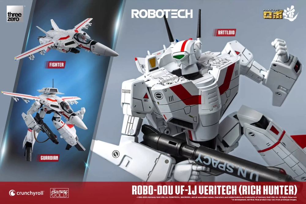 【IN-STOCK】ThreeZero ROBO-DOU VF-1J Veritech (Rick Hunter) - Robotech 3Z03040W0