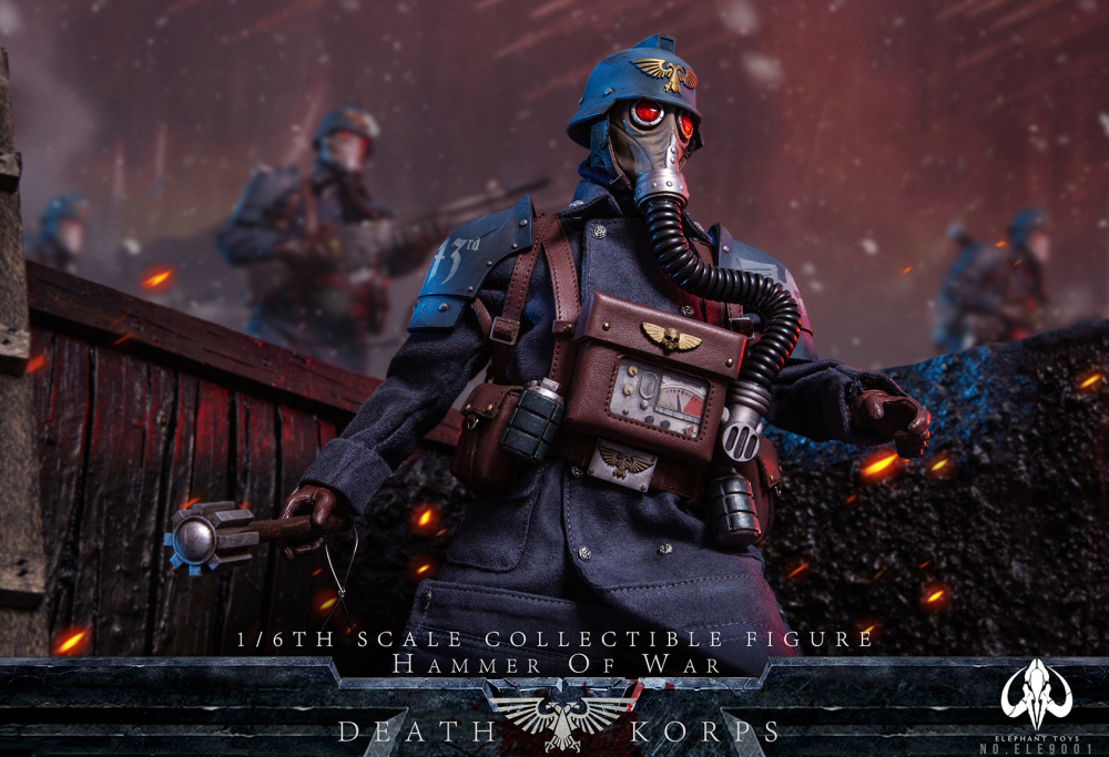 【IN-STOCK】Elephant Toy Hammer of War Death Korps Soldier  1/6  Action Figure