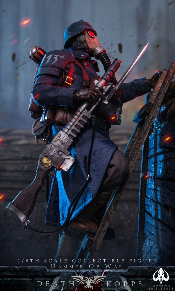 【IN-STOCK】Elephant Toy Hammer of War Death Korps Soldier  1/6  Action Figure