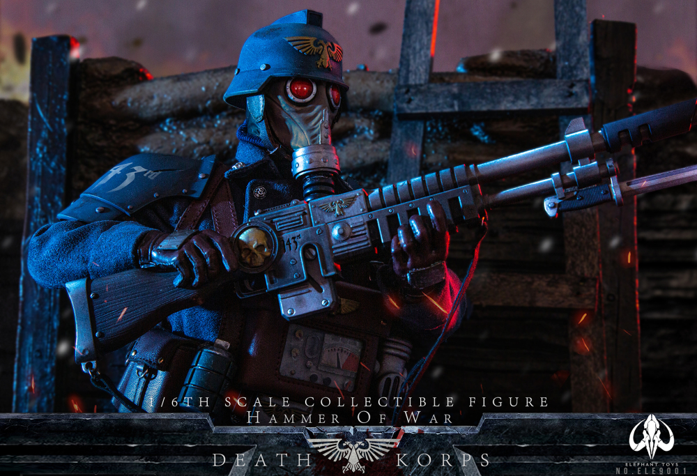 【IN-STOCK】Elephant Toy Hammer of War Death Korps Soldier  1/6  Action Figure