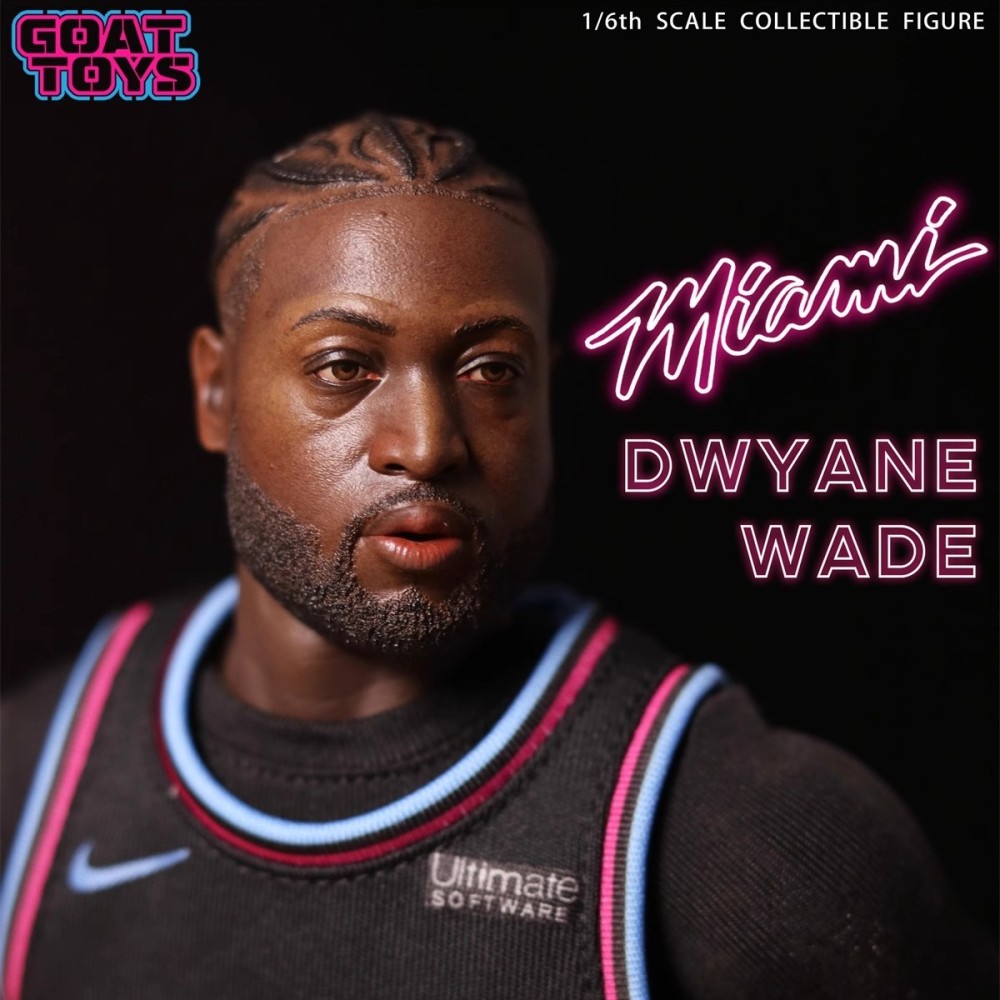 【IN-STOCK】GoatToys Dwyane Wade 1/6 Action Figure NBA Miami Heat