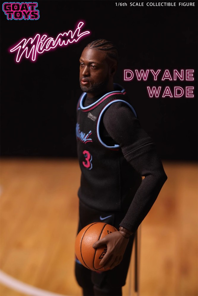【IN-STOCK】GoatToys Dwyane Wade 1/6 Action Figure NBA Miami Heat