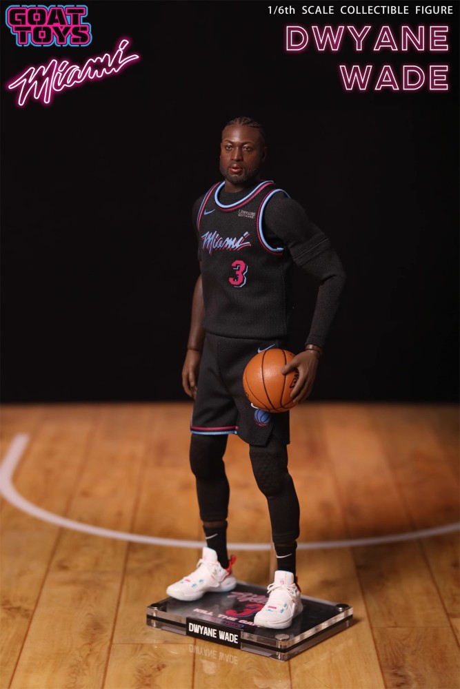 【IN-STOCK】GoatToys Dwyane Wade 1/6 Action Figure NBA Miami Heat