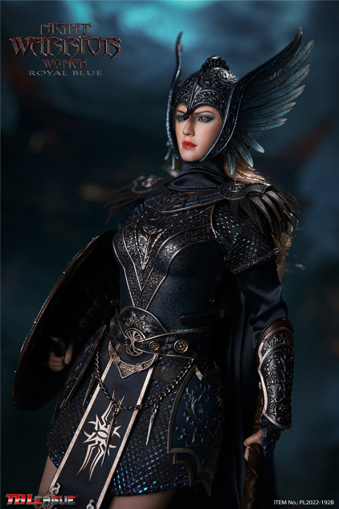 【IN-STOCK】TBLeague STUDIO PL2022-192B Night Warrior Women Black 1/6 [blue]