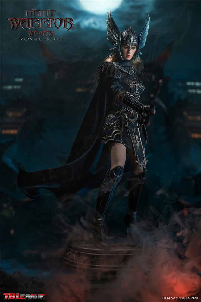 【IN-STOCK】TBLeague STUDIO PL2022-192B Night Warrior Women Black 1/6 [blue]