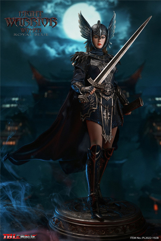 【IN-STOCK】TBLeague STUDIO PL2022-192B Night Warrior Women Black 1/6 [blue]