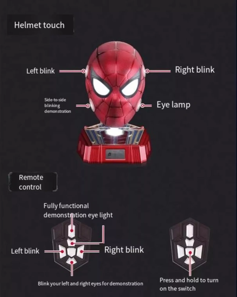 【IN-STOCK】Killerbody 1:1 Wear Wearable KB20088 Spider-Man Helmet  with  Base