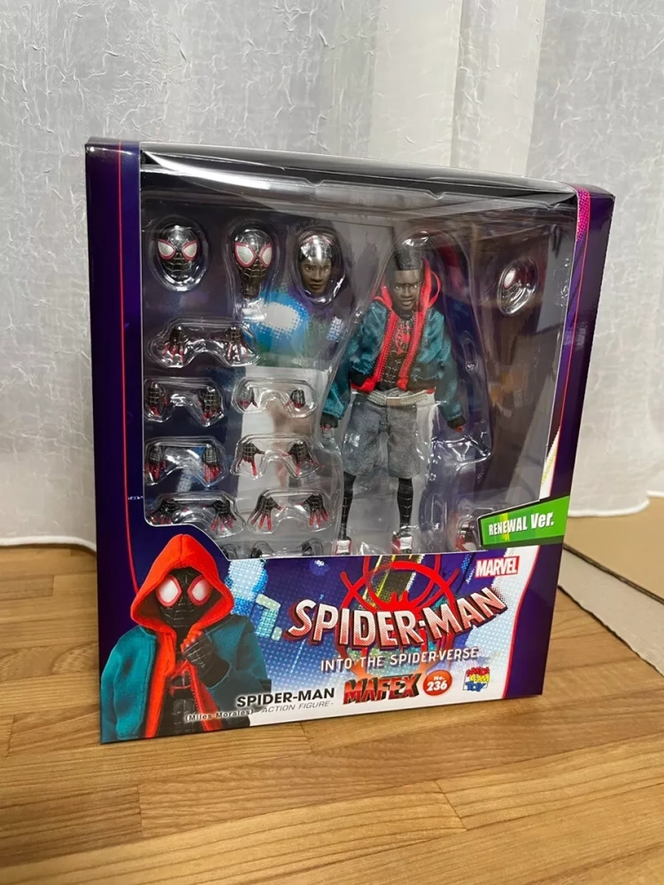 【IN-STOCK】Medicom Toy MAFEX No.236 Spider-Man Miles Morales RENEWAL Ver.