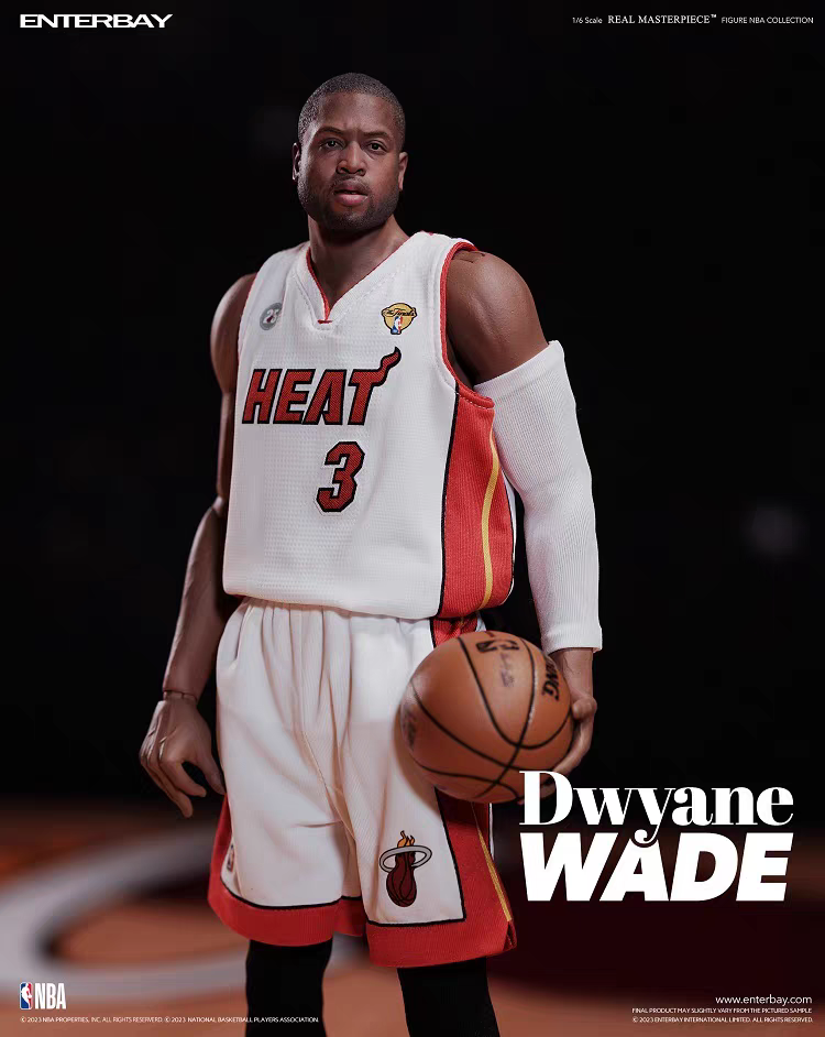 【IN-STOCK】ENTERBAY NBA Basketball 1/6 Dwyane Wade Action Figure RM-1097