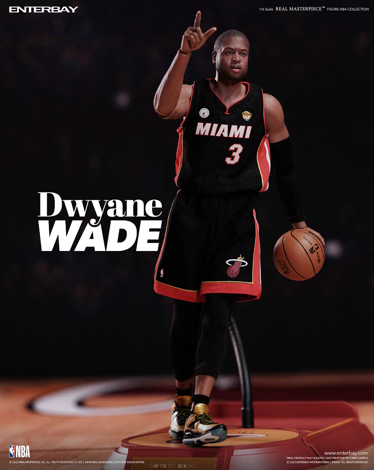【IN-STOCK】ENTERBAY NBA Basketball 1/6 Dwyane Wade Action Figure RM-1097