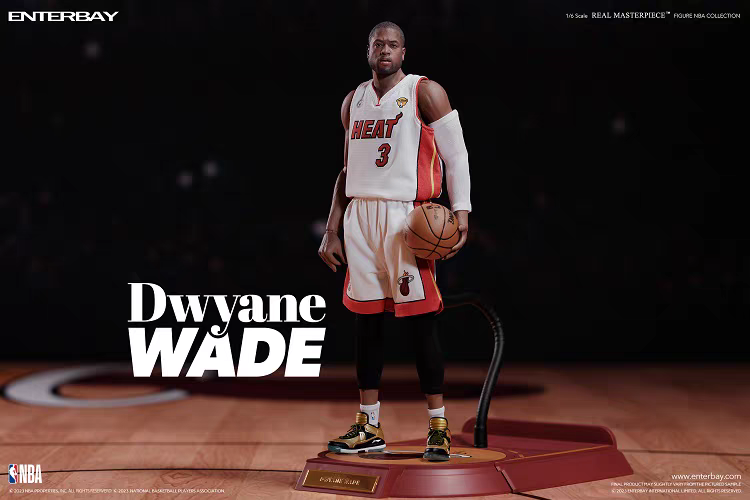 【IN-STOCK】ENTERBAY NBA Basketball 1/6 Dwyane Wade Action Figure RM-1097