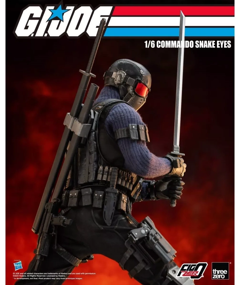 【IN-STOCK】Threezero FigZero 1/6 Commando Snake Eyes G.I. Joe 3Z05500W0