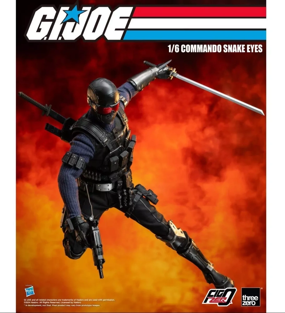 【IN-STOCK】Threezero FigZero 1/6 Commando Snake Eyes G.I. Joe 3Z05500W0