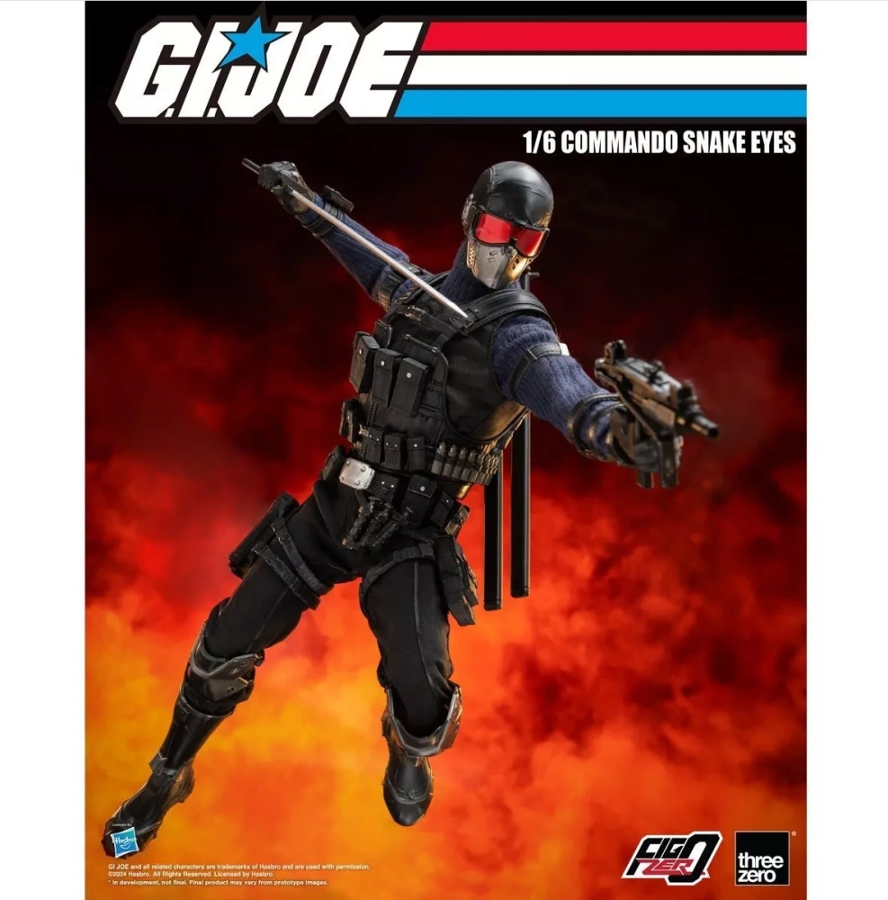 【IN-STOCK】Threezero FigZero 1/6 Commando Snake Eyes G.I. Joe 3Z05500W0