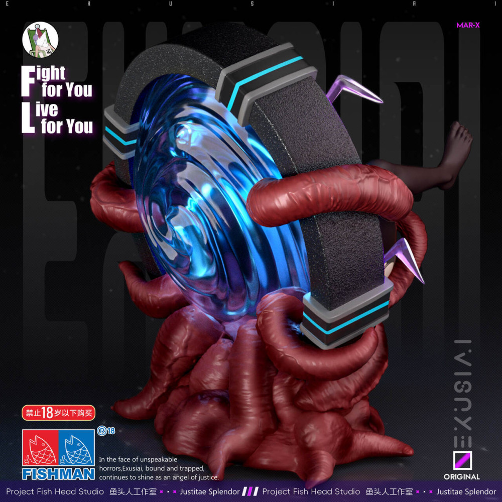 【PRE-ORDER】Fish Head STUDIO Honey Angel with LED 1/6