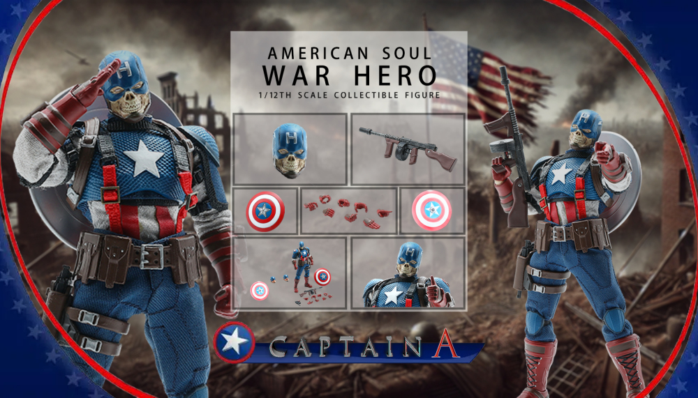 【IN-STOCK】Joy Man Toys JM003 1/12 American Soul War Hero