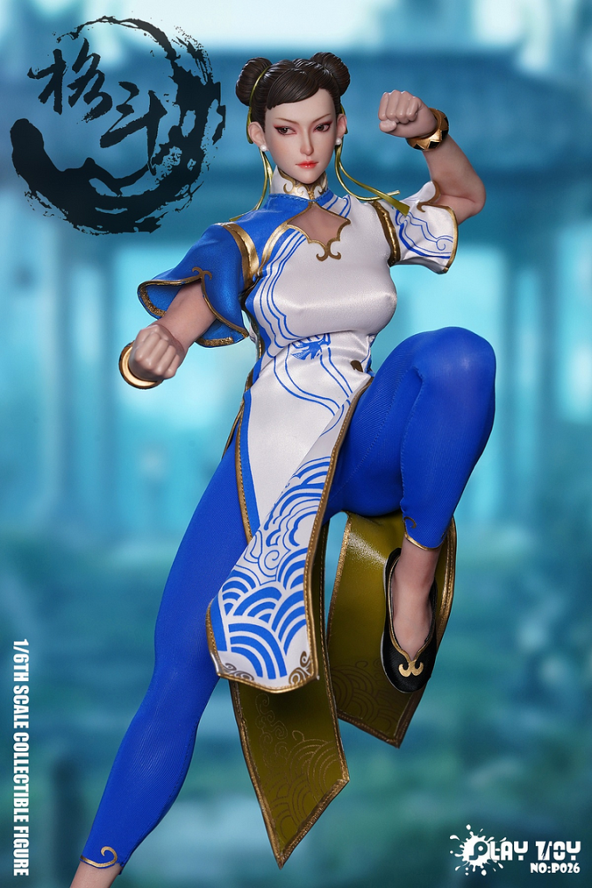 【PRE-ORDER】PLAY TOY STUDIO  Fighting Goddess 6th Generation P026(Licensed) Chun Li 1/6