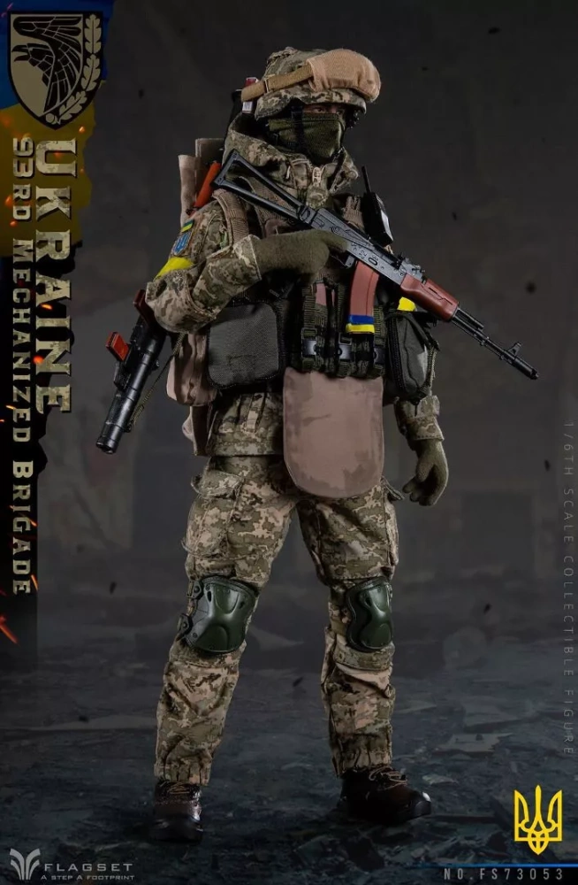 【IN-STOCK】FLAGSET FS-73053 Ukraine 93rd Mechanized Brigade Anti Tank Gunner 1/6