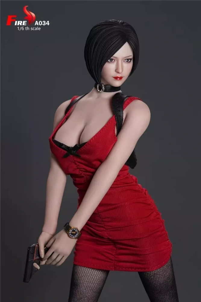 【IN-STOCK】FIRE A034 1/6 Ada Wong Head carving clothing accessories set (No body)