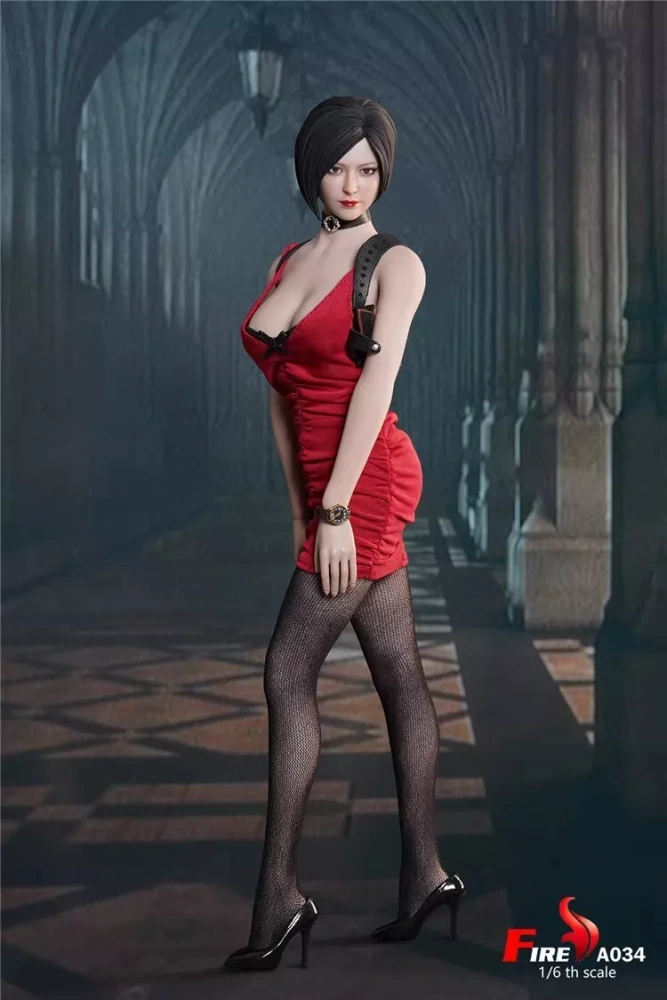 【IN-STOCK】FIRE A034 1/6 Ada Wong Head carving clothing accessories set (No body)