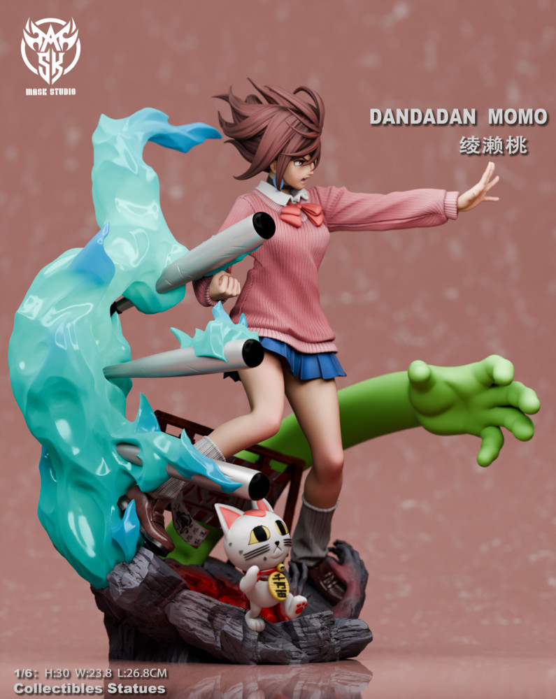 【PRE-ORDER】Mask Studio DANDADAN Ayase Momo with 2 heads 1/6