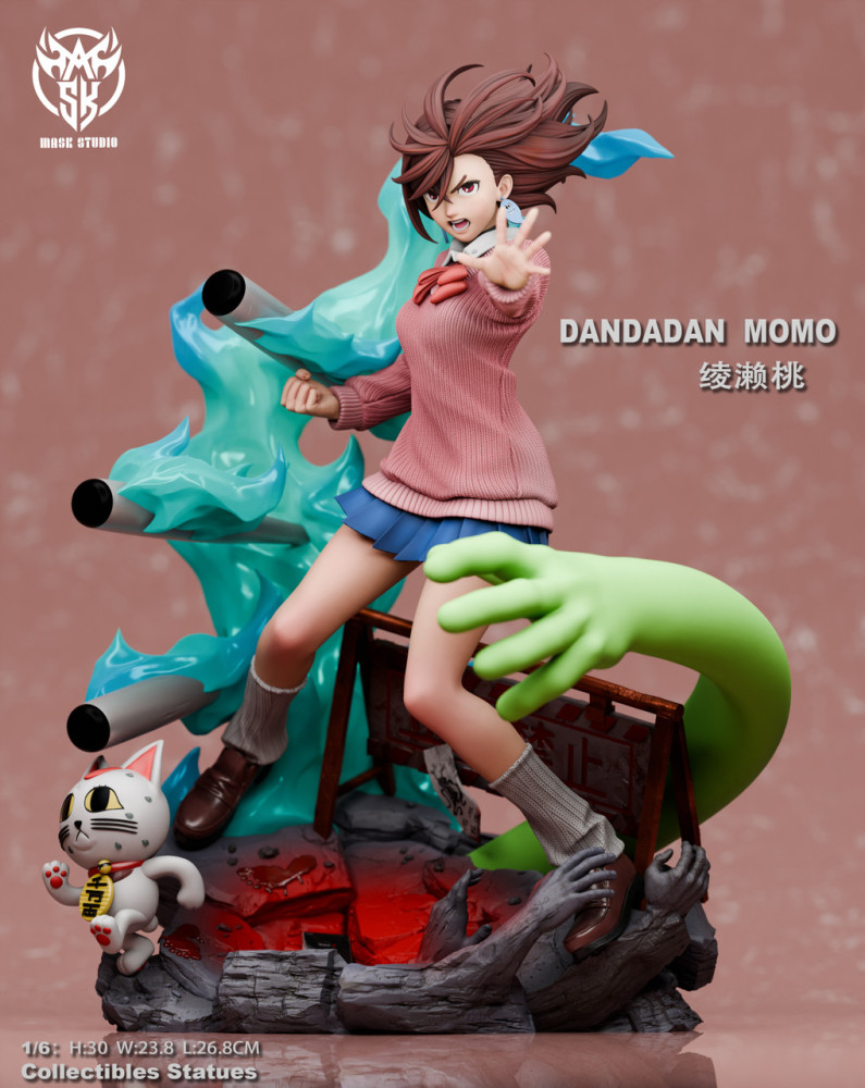 【PRE-ORDER】Mask Studio DANDADAN Ayase Momo with 2 heads 1/6