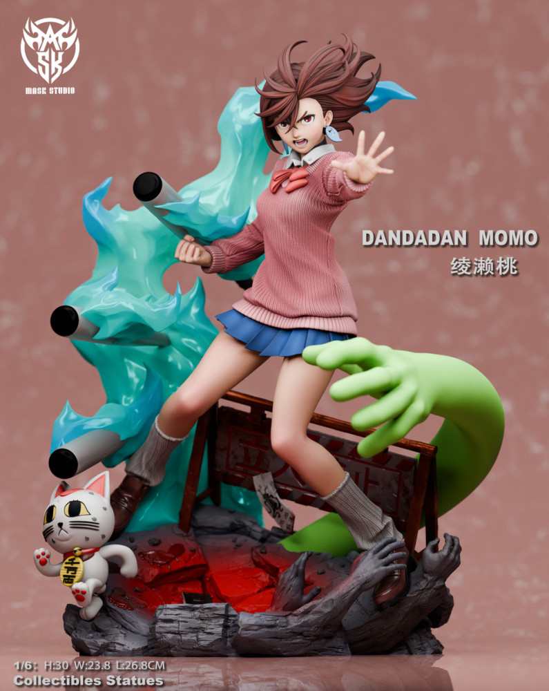 【PRE-ORDER】Mask Studio DANDADAN Ayase Momo with 2 heads 1/6