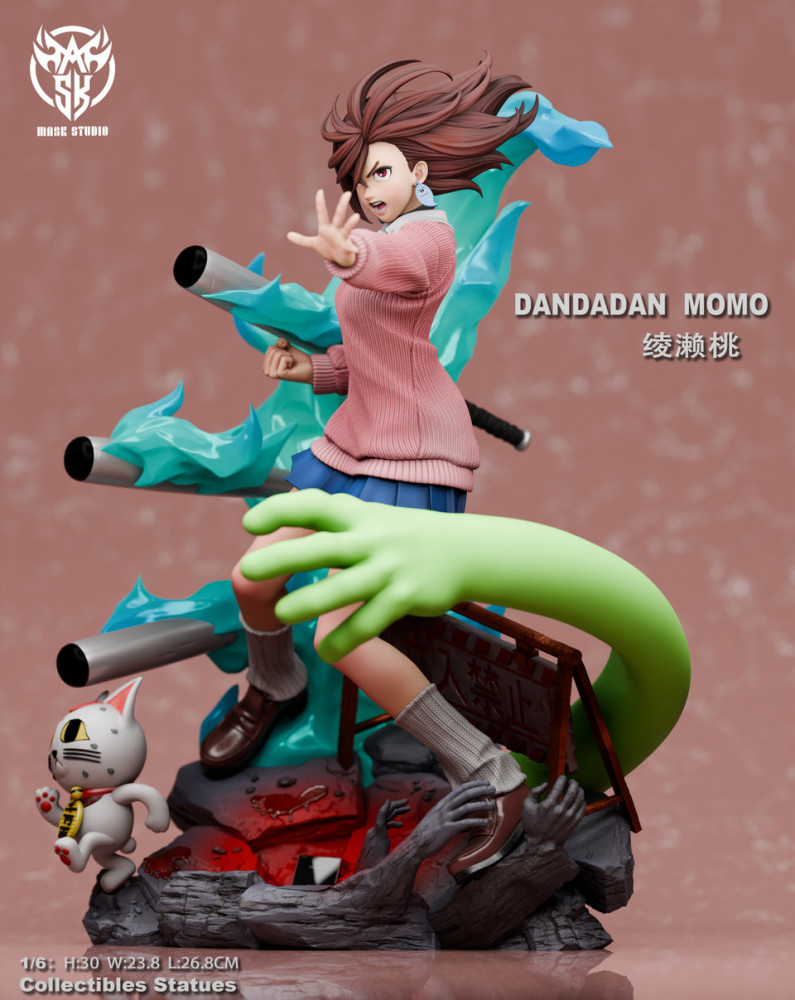 【PRE-ORDER】Mask Studio DANDADAN Ayase Momo with 2 heads 1/6