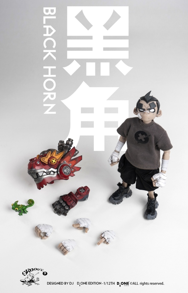【IN-STOCK】D ONE black horn 1/12 6971701451832