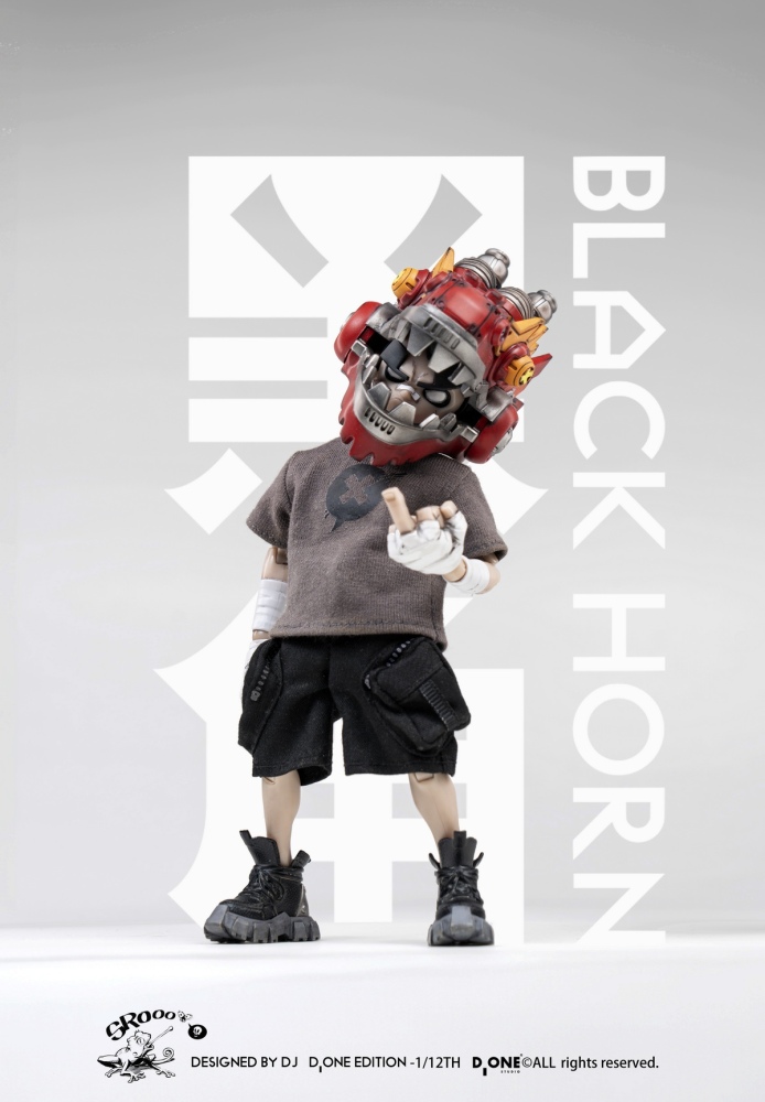 【IN-STOCK】D ONE black horn 1/12 6971701451832