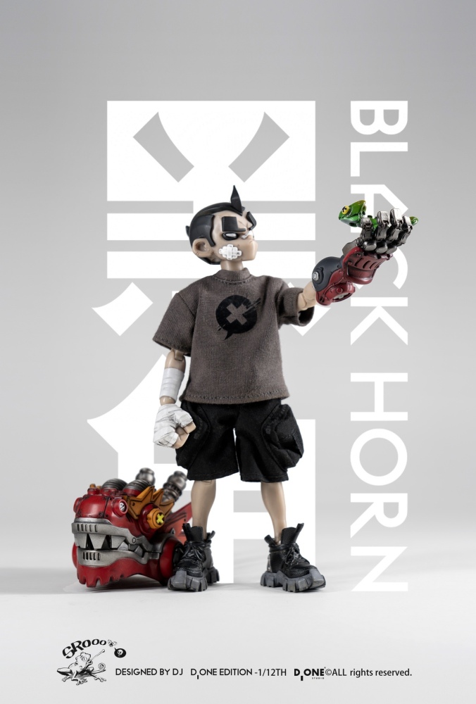 【IN-STOCK】D ONE black horn 1/12 6971701451832