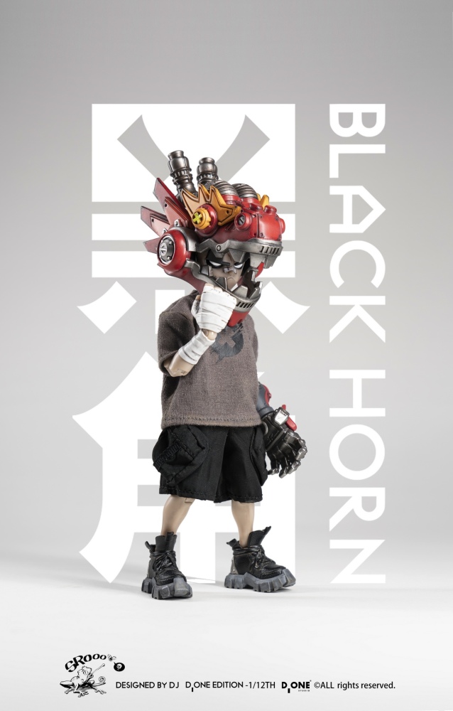 【IN-STOCK】D ONE black horn 1/12 6971701451832